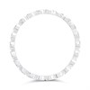 Silver Cubic Zirconia Full Eternity Ring - F60013 Alternative Image