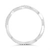 Silver Cubic Zirconia Wave Ring - F60018 Alternative Image