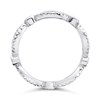 Silver Cubic Zirconia Band Ring - F6050 Alternative Image