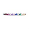 Silver Rainbow Cubic Zirconia Full Eternity Ring - F6081 Alternative Image