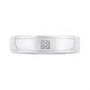 Silver Diamond-Set Band Ring - F62006 Alternative Image