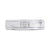 Silver Six Accent Diamond  Band Ring - F62007 Alternative Image