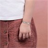 Disney Silver Lilo And Stitch Baby Bangle - F67109 Alternative Image