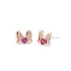 Disney Silver Minnie Bow  Stud Earrings - F67143 Alternative Image