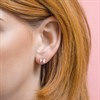 Disney Silver Minnie Bow  Stud Earrings - F67143 Alternative Image