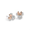 Disney Rose Gold Plated Sterling Silver Minnie CZ Stud Earrings - F67144 Alternative Image