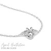 Disney Silver Minnie CZ Adjustable Bracelet - F67174 Alternative Image