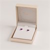 Disney Silver Minnie Pink Crystal Birthstone Stud Earrings - October - F6784 Alternative Image