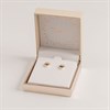 Disney Silver Minnie Orange Crystal Birthstone Stud Earrings - November - F6785 Alternative Image