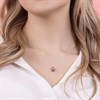Disney Silver Crystal Mickey Necklace - F6794 Alternative Image