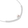 Disney Silver Minnie Cubic Zirconia Slider Bracelet - F6796 Alternative Image