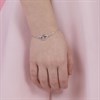 Disney Silver Mickey And Minnie Cubic Zirconia Slider Bracelet - F6798 Alternative Image