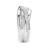 TI SENTO Silver Cubic Zirconia Wrap Ring - F6901 Alternative Image