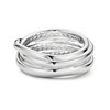 TI SENTO Silver Cubic Zirconia Wrap Ring - F6901 Alternative Image