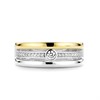 TI SENTO Gold Plated Silver Cubic Zirconia Stacking Ring - F6902 Alternative Image