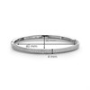 TI SENTO Silver Cubic Zirconia Bangle - F6907 Alternative Image