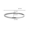 TI SENTO Silver Bangle - F6908 Alternative Image