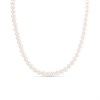TI SENTO Gold Plated Silver 6MM Simulated Pearl Necklace - 17.5in - F69103 Alternative Image