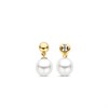 TI SENTO Gold Plated Silver Simulated Pearl Earrings - F69105 Alternative Image