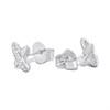 TI SENTO Silver 7982ZI CZ Set Kiss Earrings - F69124 Alternative Image