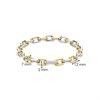 TI SENTO Gold Plated Silver 23052ZY CZ Chain Link Bracelet - F69134 Alternative Image