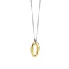 TI SENTO Gold Plated Silver 34091ZY/42 CZ Oval Necklace - F69141 Alternative Image