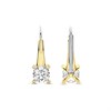 TI SENTO Gold Plated Silver 78009ZY CZ Earrings - F69144 Alternative Image