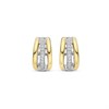 TI SENTO Gold Plated Silver 78010ZY CZ Huggie Earrings - F69145 Alternative Image