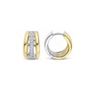 TI SENTO Gold Plated Silver 78010ZY CZ Huggie Earrings - F69145 Alternative Image