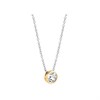 TI SENTO Gold Plated Silver Solitaire Necklace - F6915 Alternative Image