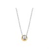 TI SENTO Gold Plated Silver Solitaire Necklace - F6915 Alternative Image