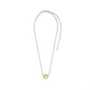 TI SENTO Gold Plated Silver Circle Necklace - F6916 Alternative Image