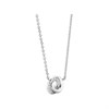 TI SENTO Silver Cubic Zirconia Circle Necklace - F6917 Alternative Image