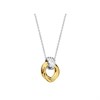 TI SENTO Gold Plated Silver Twist Necklace - F6919 Alternative Image