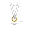 TI SENTO Gold Plated Silver Twist Necklace - F6919 Alternative Image