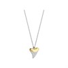 TI SENTO Gold Plated Silver Organic Triangle Necklace - F6921 Alternative Image