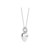 TI SENTO Silver Cubic Zirconia Heart Necklace - F6922 Alternative Image