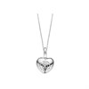 TI SENTO Silver Cubic Zirconia Heart Necklace - F6922 Alternative Image