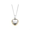 TI SENTO Gold Plated Silver Cubic Zirconia Heart Necklace - F6923 Alternative Image