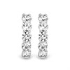 TI SENTO Silver Cubic Zirconia Hoop Earrings - F6927 Alternative Image