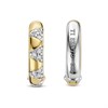 TI SENTO Gold Plated Silver Geo Hoop Earrings - F6932 Alternative Image