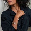 TI SENTO Silver Rolo Bracelet - F6945 Alternative Image