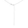 TI SENTO Silver Gold Plated 3972ZY/42 Twisted CZ Necklace - F6994 Alternative Image