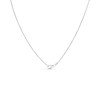 TI SENTO Silver Gold Plated 6807MW Mother Of Pearl  Heart Necklace - F6995 Alternative Image