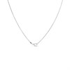 TI SENTO Silver Gold Plated 6829MW Mother Of Pearl Square CZ Necklace - F6996 Alternative Image