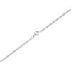 Silver 1.5mm Wide Diamond Cut Curb Chain - 16in - F8601 Alternative Image