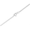 Silver 1mm Wide Diamond Cut Curb Chain - 18in - F8801 Alternative Image