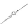 Silver 2mm Wide Diamond Cut Curb Chain With Rondels - 18in - F8804 Alternative Image