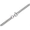 Silver 3.5mm Wide Curb Chain - 18in - F8858 Alternative Image