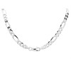 Silver 7mm Wide Figaro Chain - 20in - F9115 Alternative Image